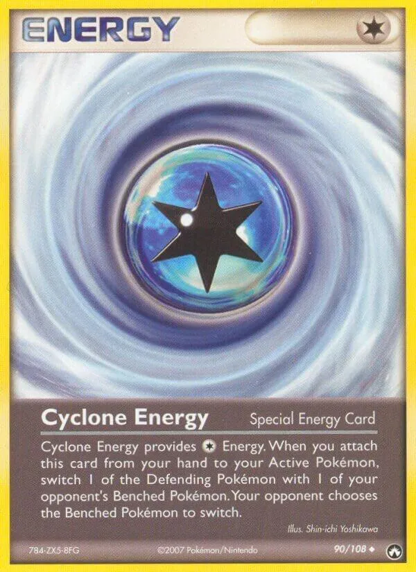 EX Power Keepers 英語版 Cyclone Energy 90 カード表面