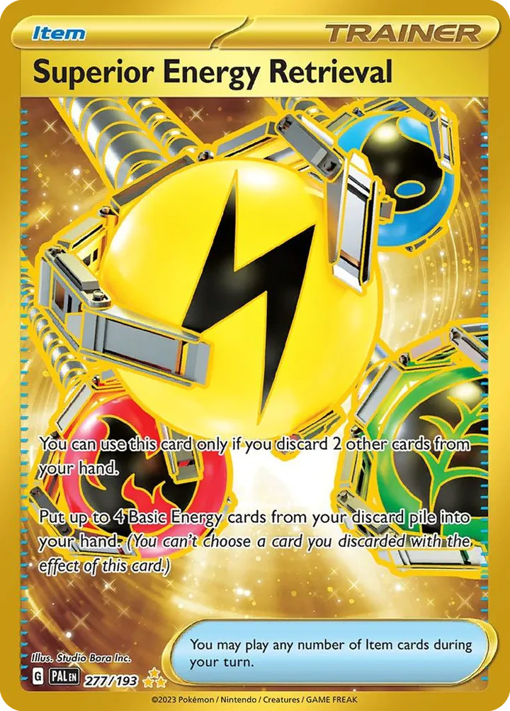 Scarlet & Violet—Paldea Evolved 영어판 Superior Energy Retrieval 277 카드 앞면