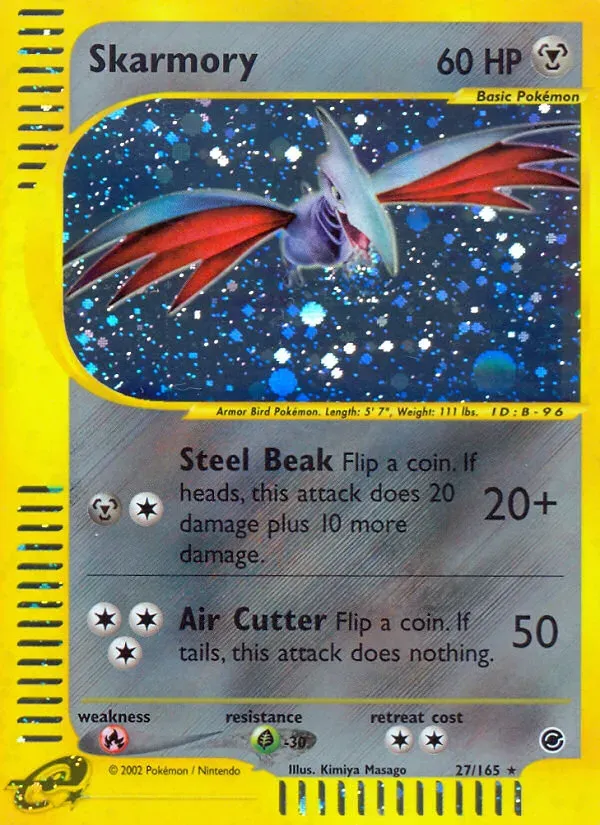Expedition Base Set 영어판 Skarmory 27 카드 앞면