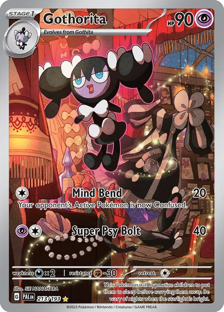 Scarlet & Violet—Paldea Evolved 英語版 Gothorita 213 カード表面