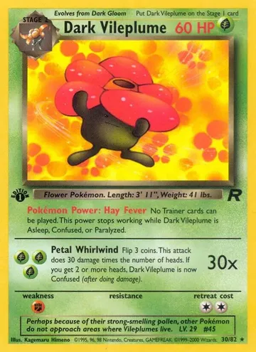 Dark Vileplume 30 $8.23