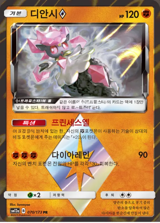 Front of 디안시 70, TAG TEAM GX 태그올스타즈 Korean