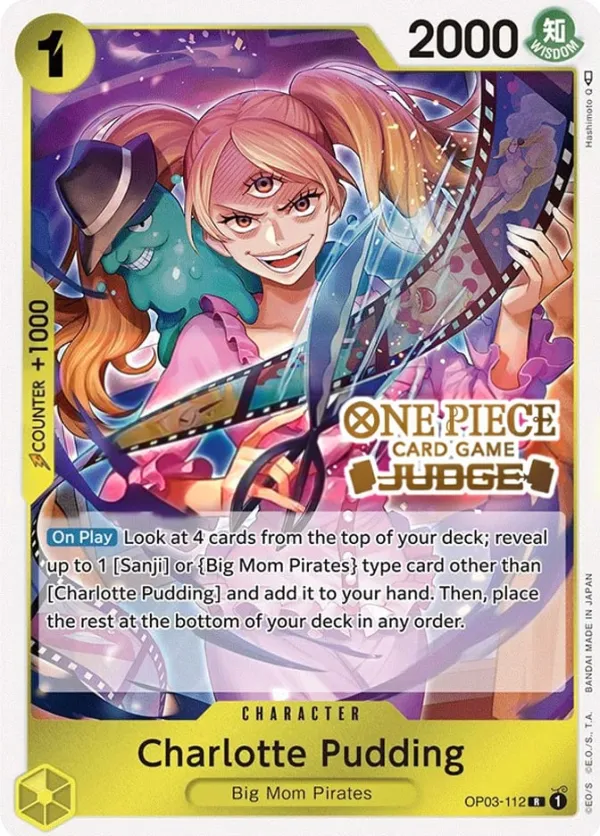 Pillars of Strength 영어판 Charlotte Pudding OP03-112 · 저지 팩 카드 앞면