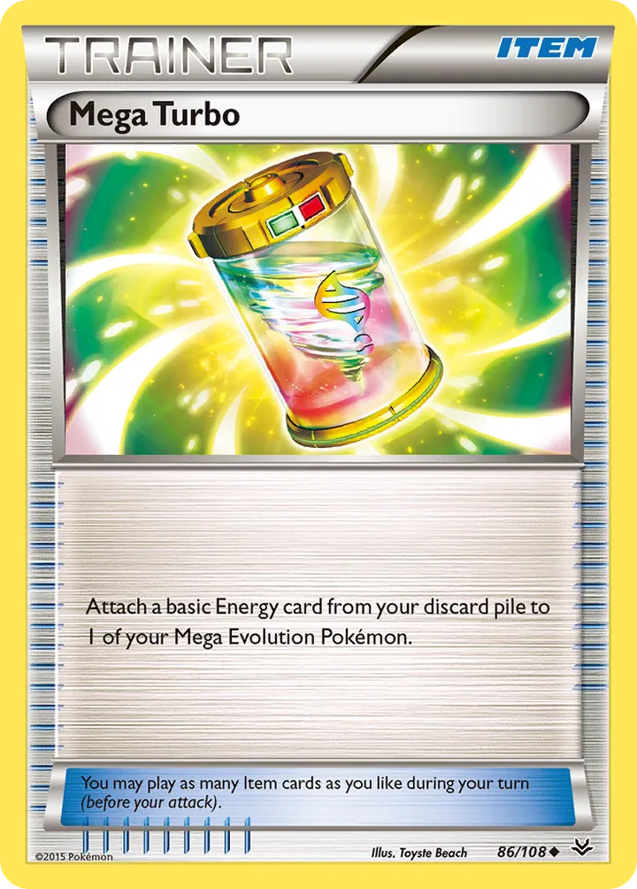 Front of Mega Turbo 86, XY—Roaring Skies English