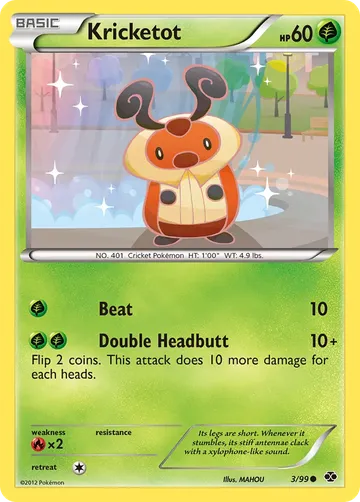 Kricketot 3 $0.24