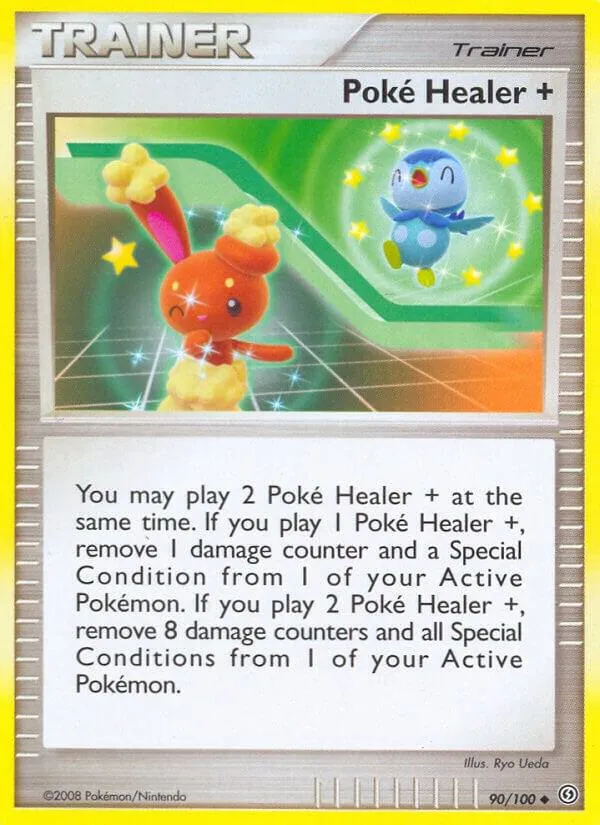 Diamond & Pearl—Stormfront 英語版 Poké Healer + 90 カード表面