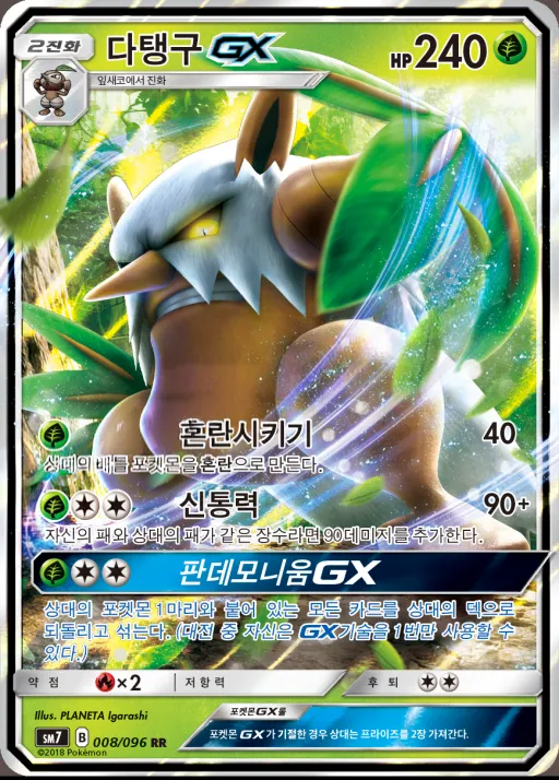 Front of 다탱구 GX 8, 창공의 카리스마 Korean