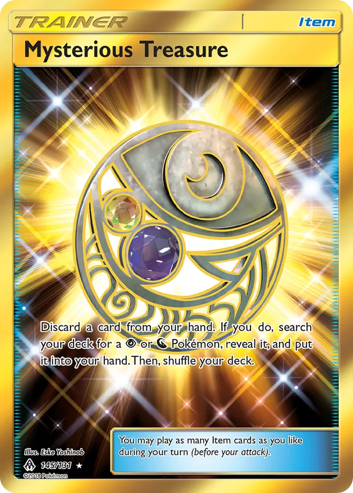Sun & Moon—Forbidden Light 英語版 Mysterious Treasure 145 カード表面