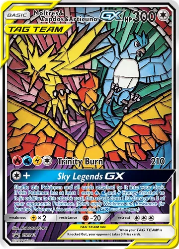 Moltres & Zapdos & Articuno-GX SM210 $142.35