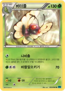 Front of 버터플 3, 와일드 블레이즈 Korean