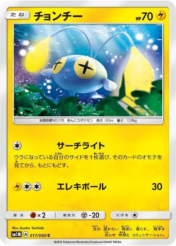 Chinchou 17 $2.50