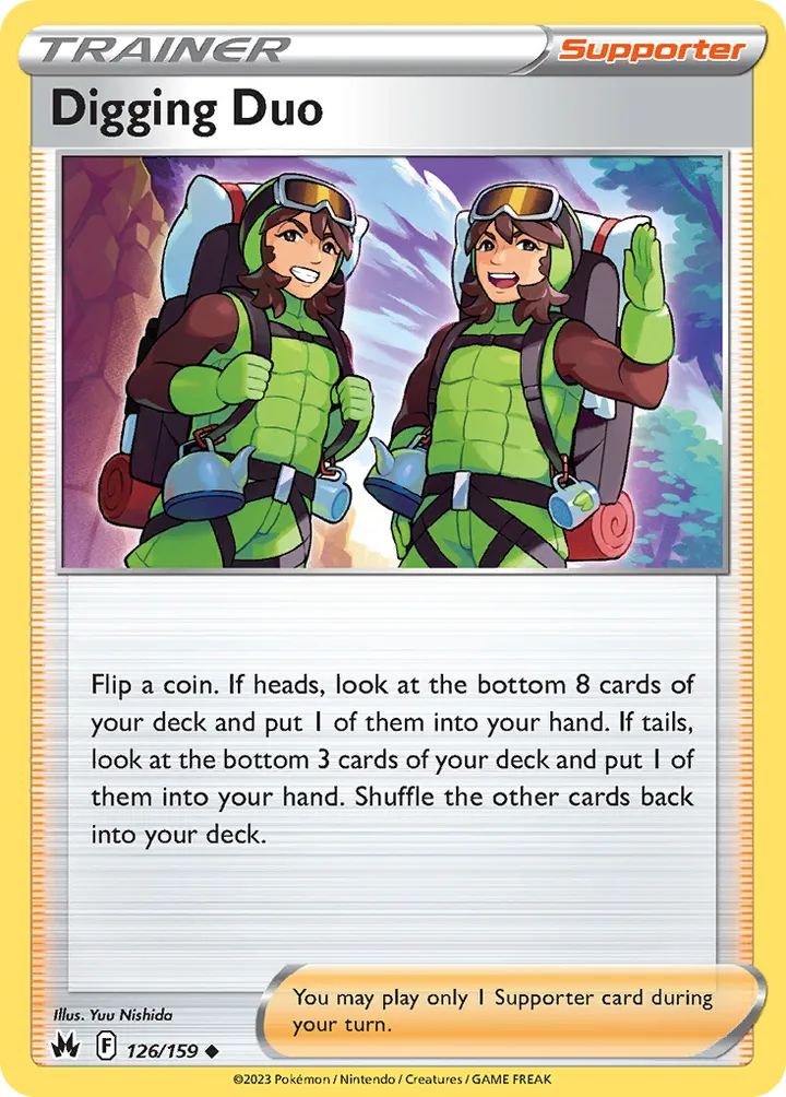 Crown Zenith 英語版 Digging Duo 126 カード表面
