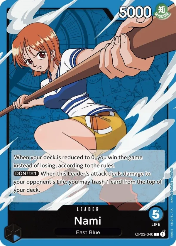 Pillars of Strength 英語版 Nami OP03-040 カード表面