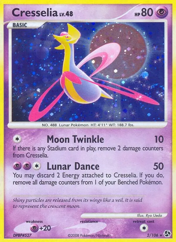 Diamond & Pearl—Great Encounters 英語版 Cresselia 2 カード表面