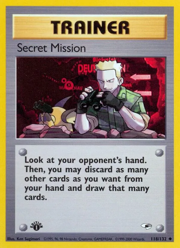 Gym Heroes 英語版 Secret Mission 118 カード表面