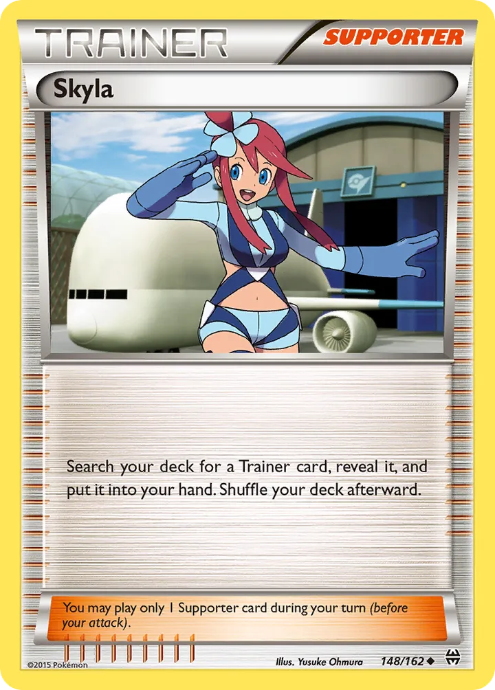 XY—BREAKthrough 英語版 Skyla 148 カード表面
