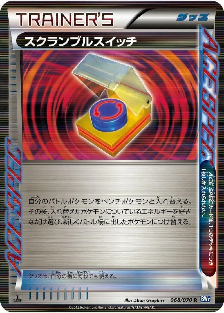 Front of Scramble Switch 68, プラズマゲイル Japanese