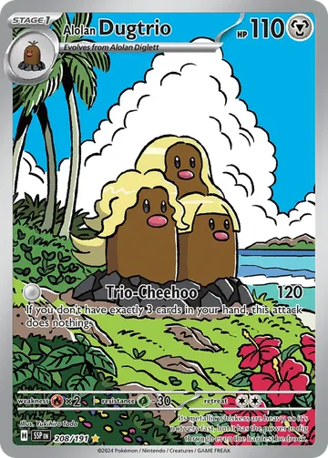 Alolan Dugtrio 208 $6.86