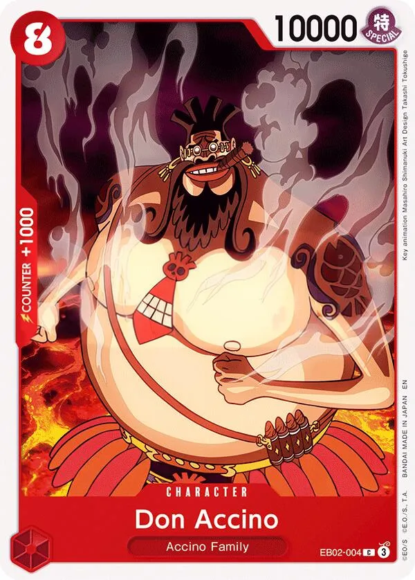 Anime 25th Collection 영어판 Don Accino EB02-004 카드 앞면