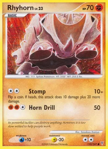 Rhyhorn 122 $5.40