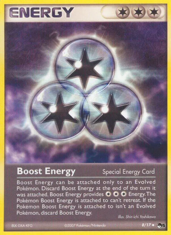 POP Series 5 英語版 Boost Energy 8 カード表面