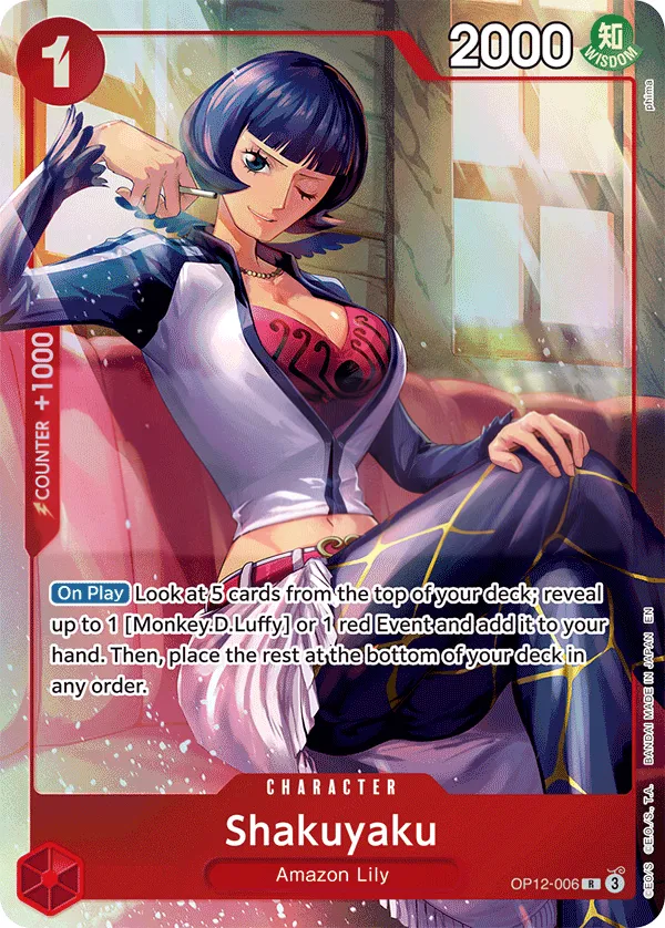 Legacy of the Master 영어판 Shakuyaku OP12-006 · 패럴렐 카드 앞면