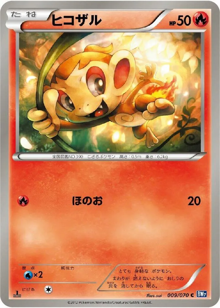 Front of Chimchar 9, プラズマゲイル Japanese