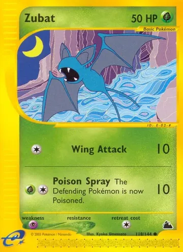 Zubat 118 $39.22