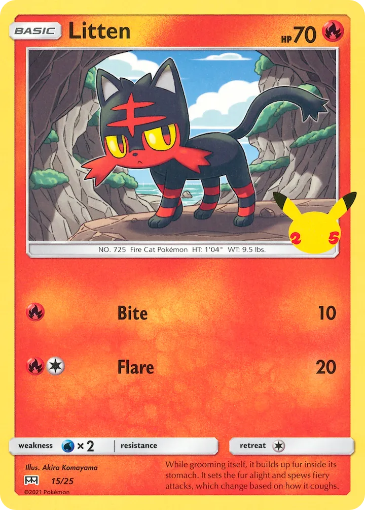 McDonald's Collection 2021 영어판 Litten 15 카드 앞면