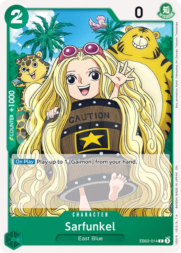Anime 25th Collection 영어판 Sarfunkel EB02-014 카드 앞면