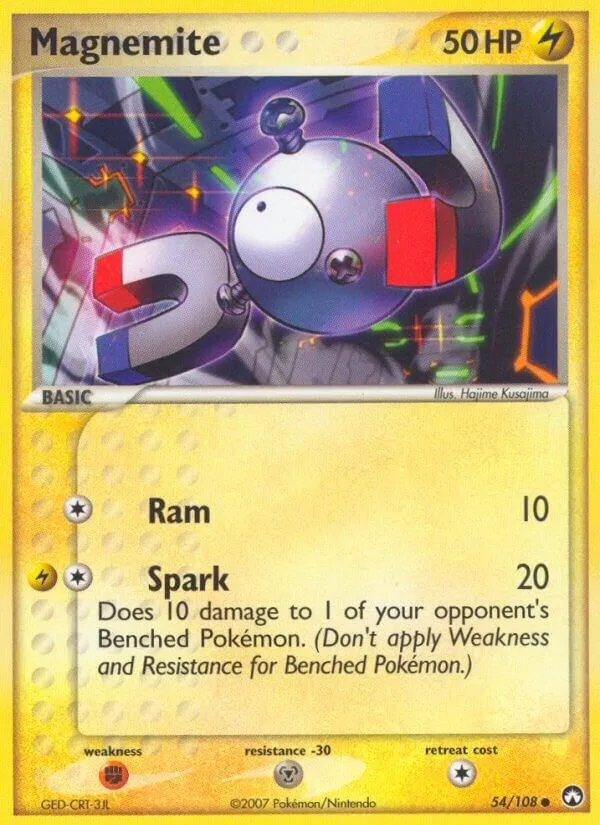 EX Power Keepers 영어판 Magnemite 54 카드 앞면