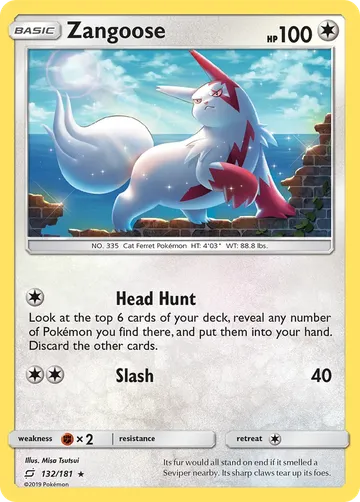Zangoose 132 $0.99