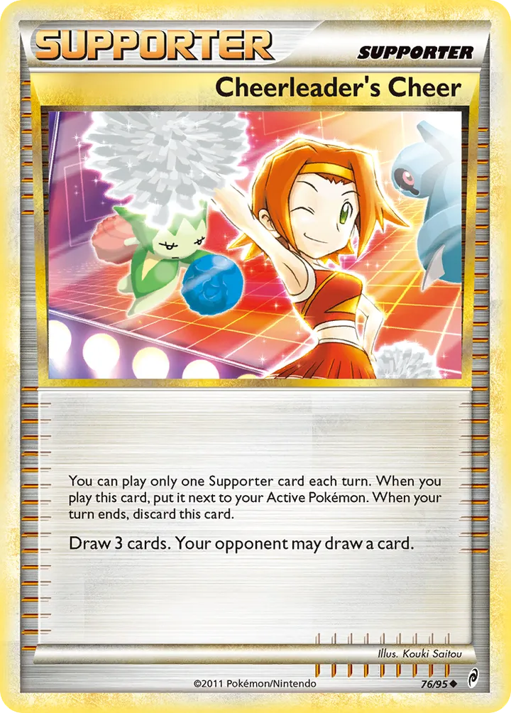 Pokémon TCG: Call of Legends 英語版 Cheerleader's Cheer 76 カード表面