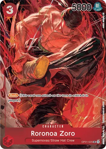 Roronoa Zoro OP01-025 · パラレル ¥34,293