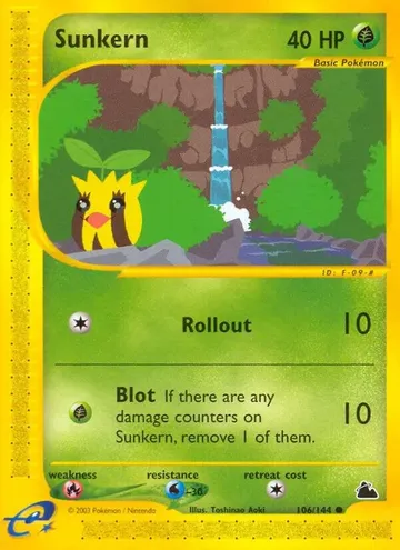 Sunkern 106 $11.20
