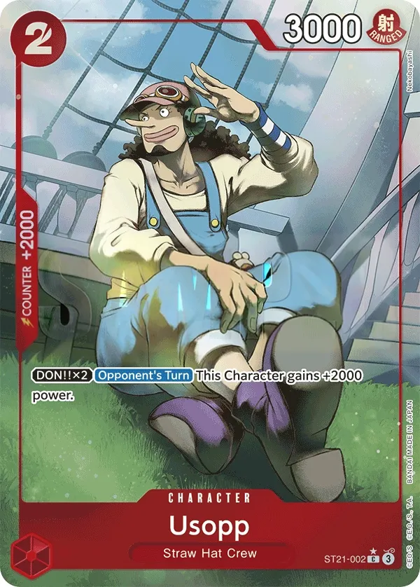 GEAR5 英語版 Usopp ST21-002 · パラレル カード表面