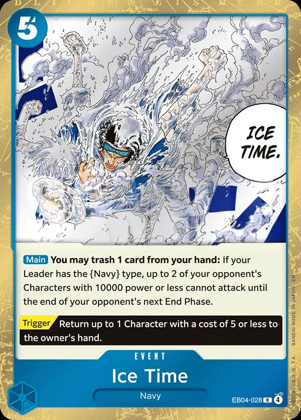 Egghead Crisis 英語版 Ice Time EB04-028 カード表面