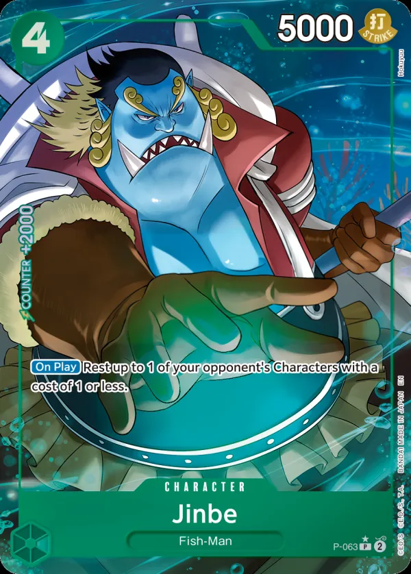 Front of Jinbe P-063 · Parallel, Promotion Cards English