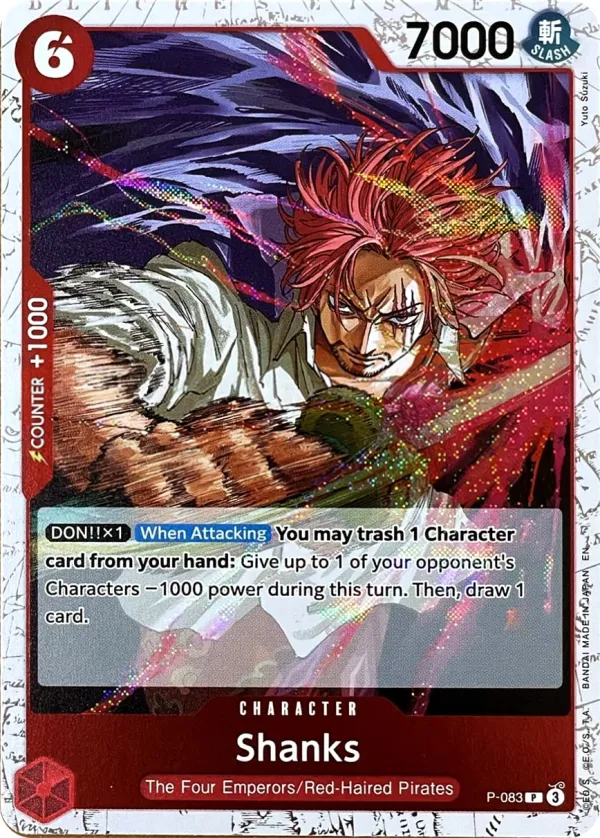 Promotion Cards 英語版 Shanks P-083 カード表面
