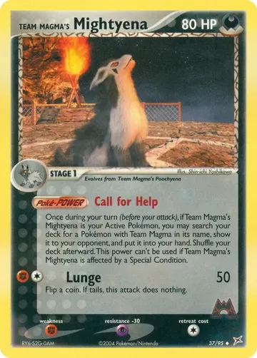 Team Magma's Mightyena 37 $4.89