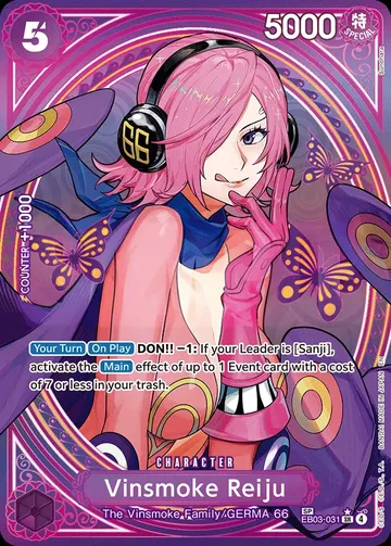 Vinsmoke Reiju EB03-031 · Parallel 2 $213.70