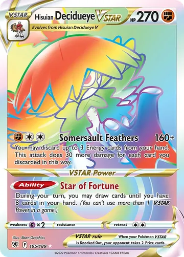 Hisuian Decidueye VSTAR 195 ¥1,232