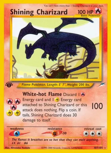 Shining Charizard 107 $1,300.00