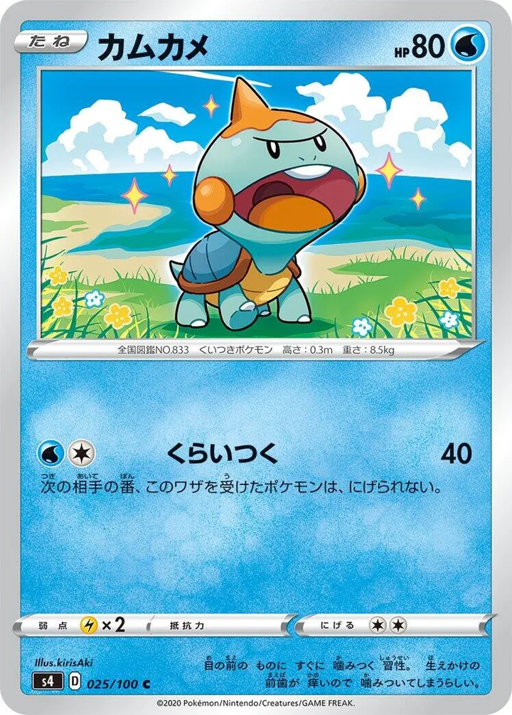 仰天のボルテッカー 일본판 カムカメ 25 카드 앞면