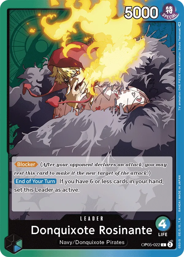 Awakening of the New Era 英語版 Donquixote Rosinante OP05-022 カード表面