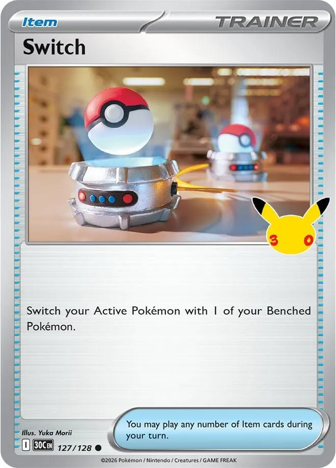 Pokémon TCG: 30th Celebration 英語版 Switch 127 カード表面