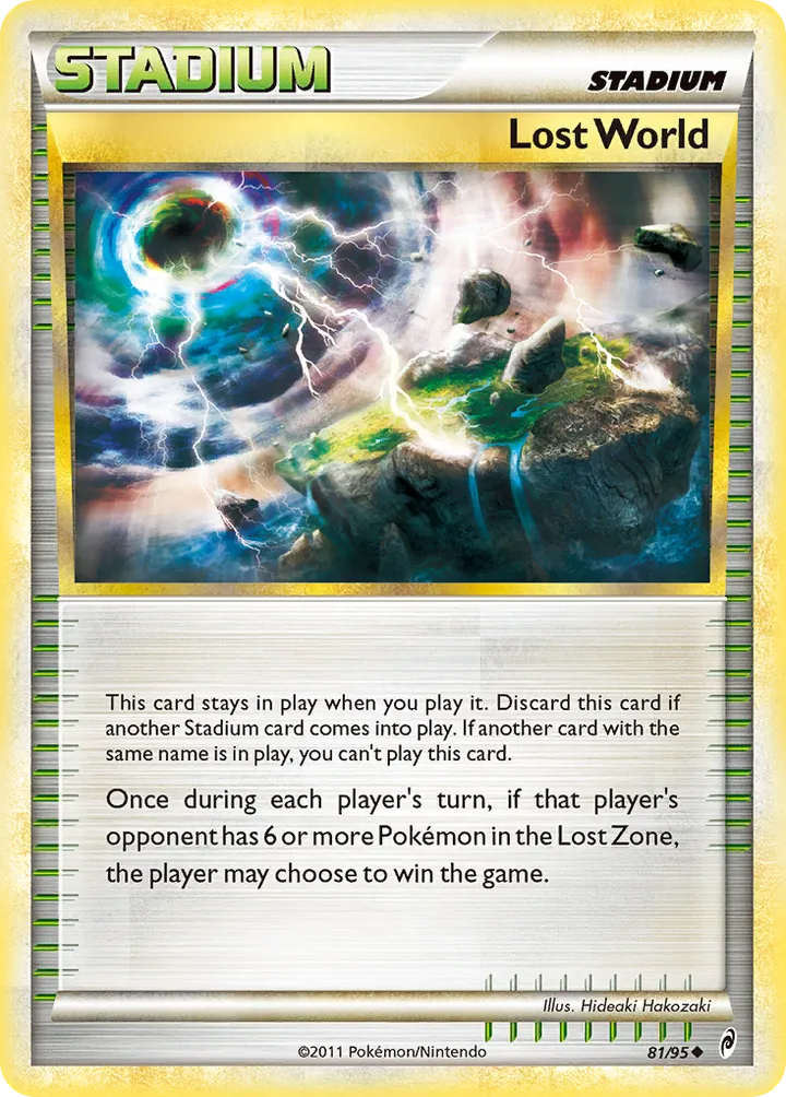 Pokémon TCG: Call of Legends 영어판 Lost World 81 카드 앞면