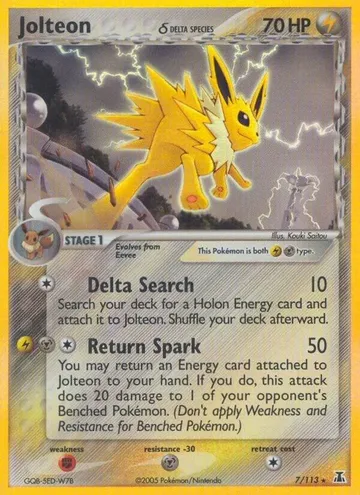 Jolteon δ 7 $186.65