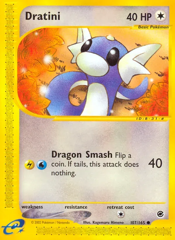 Expedition Base Set 英語版 Dratini 107 カード表面