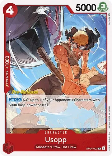 Usopp OP04-003 · Pre-Release $9.96